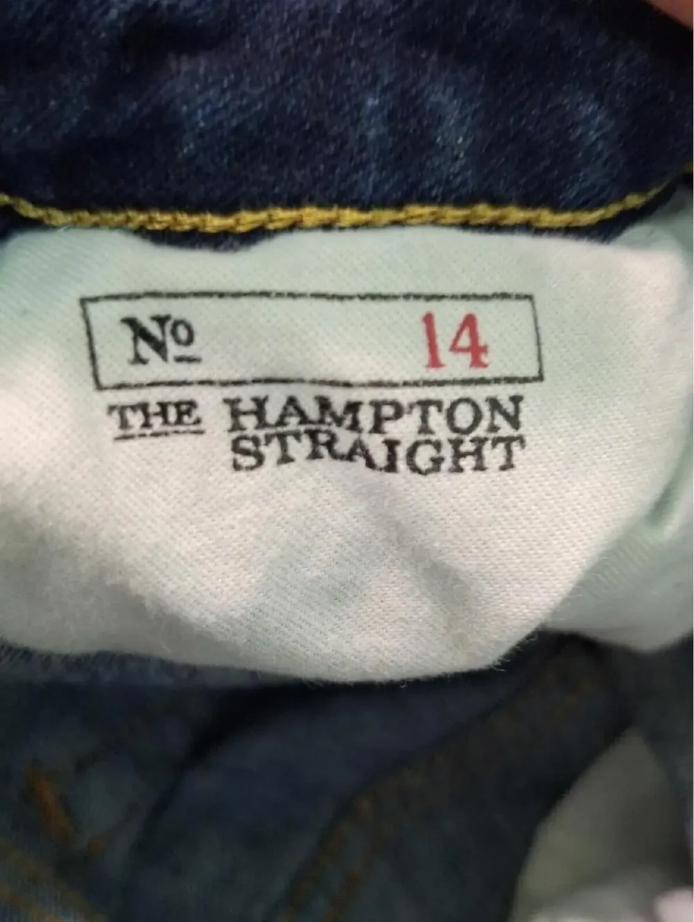 Polo Ralph Lauren Boys The Hampton Straight Blue Jeans Size 14